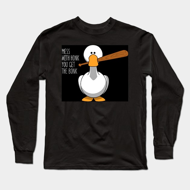 Funny geese Long Sleeve T-Shirt by Dawaly